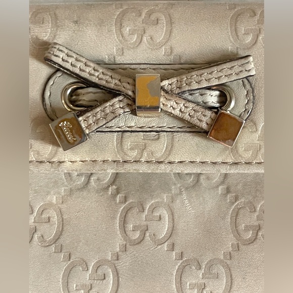 GUCCI GUCCISIMA PRINCY OFF WHITE CONTiNENTAL LONG WALLET - Picture 4 of 14